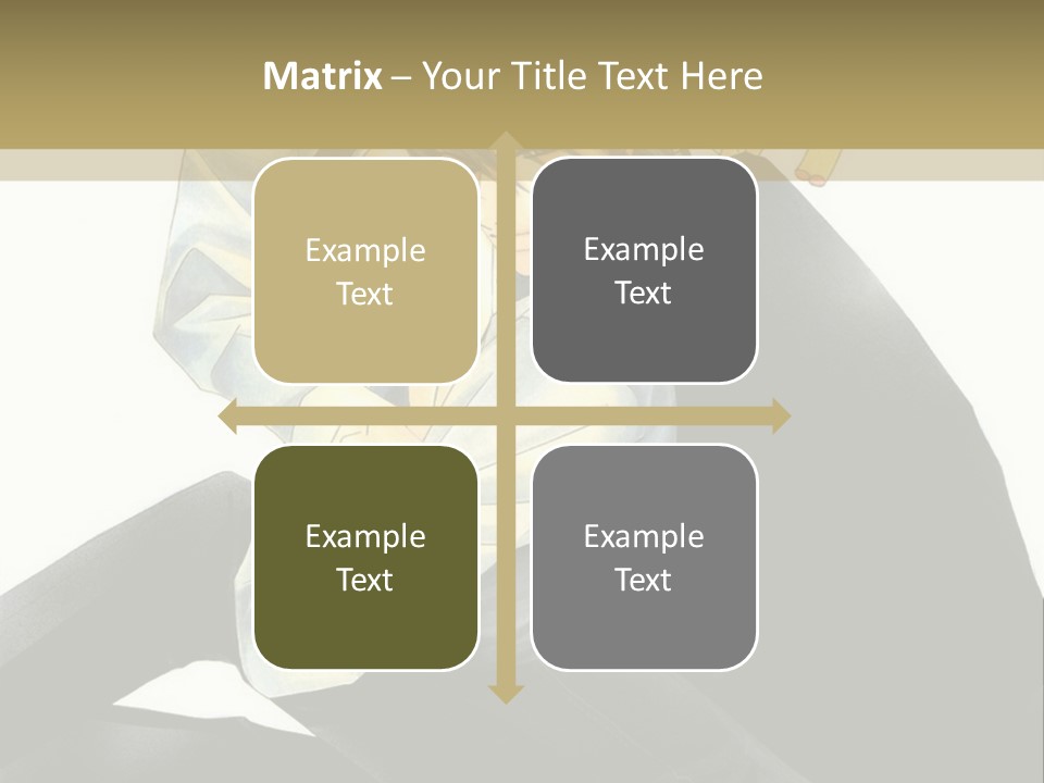 A Man And A Woman Sitting Next To Each Other PowerPoint Template