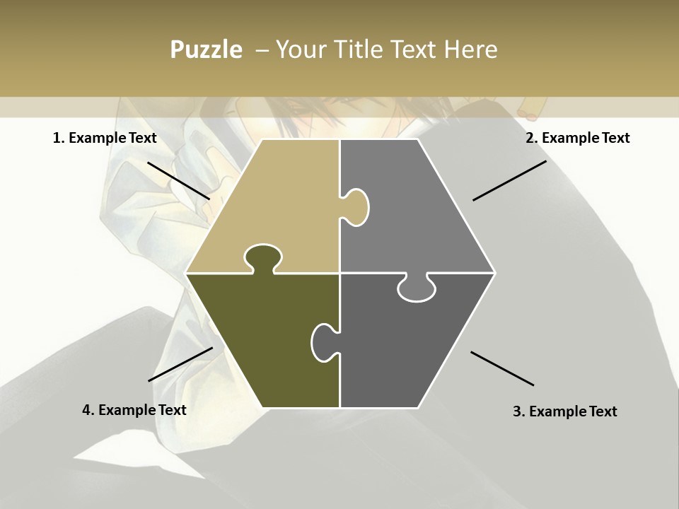 A Man And A Woman Sitting Next To Each Other PowerPoint Template