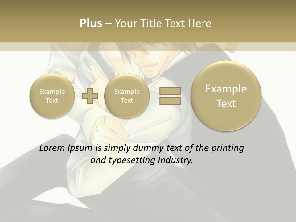 A Man And A Woman Sitting Next To Each Other PowerPoint Template