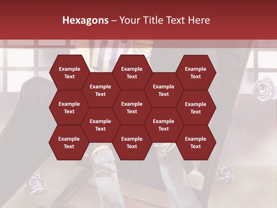 A Man And Woman Sitting On A Rocking Chair PowerPoint Template