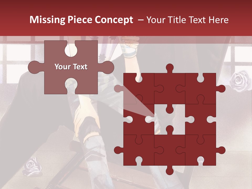 A Man And Woman Sitting On A Rocking Chair PowerPoint Template