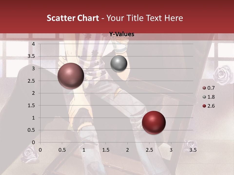 A Man And Woman Sitting On A Rocking Chair PowerPoint Template