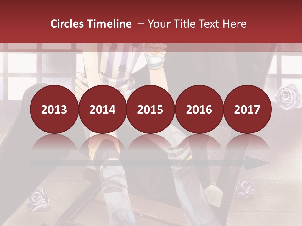 A Man And Woman Sitting On A Rocking Chair PowerPoint Template