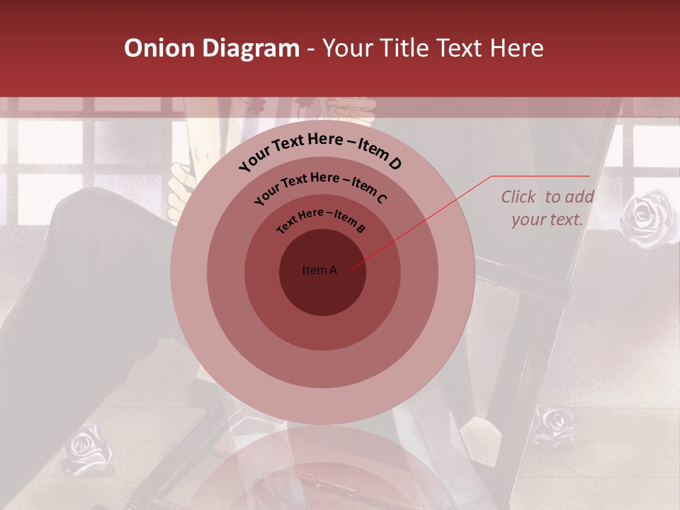 A Man And Woman Sitting On A Rocking Chair PowerPoint Template