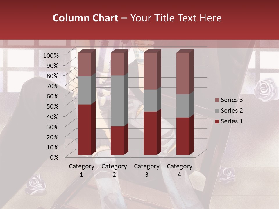 A Man And Woman Sitting On A Rocking Chair PowerPoint Template