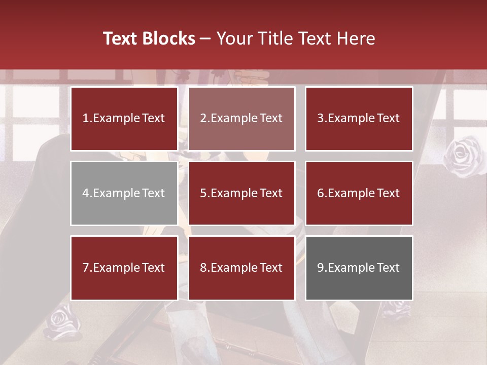 A Man And Woman Sitting On A Rocking Chair PowerPoint Template
