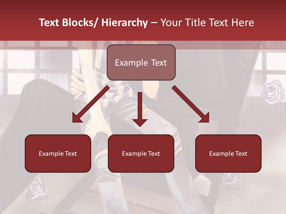 A Man And Woman Sitting On A Rocking Chair PowerPoint Template