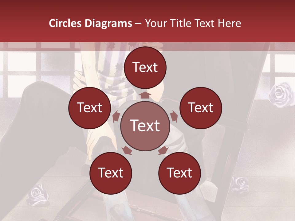 A Man And Woman Sitting On A Rocking Chair PowerPoint Template