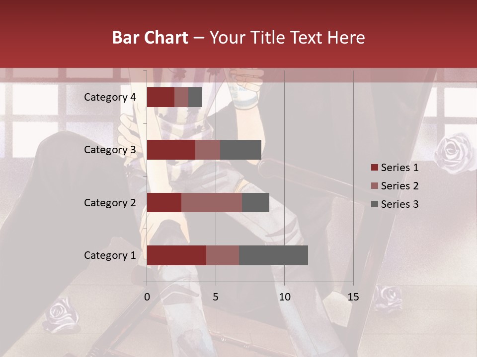 A Man And Woman Sitting On A Rocking Chair PowerPoint Template