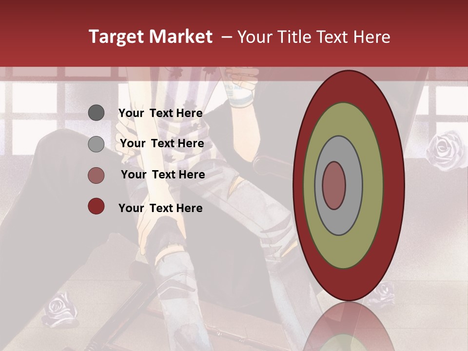 A Man And Woman Sitting On A Rocking Chair PowerPoint Template