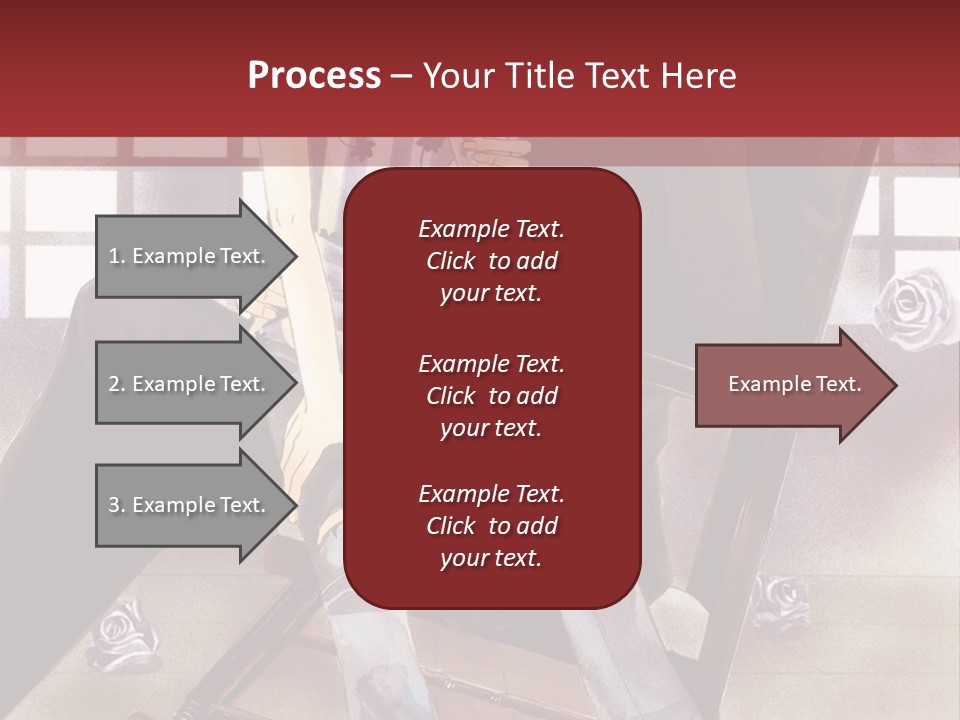 A Man And Woman Sitting On A Rocking Chair PowerPoint Template