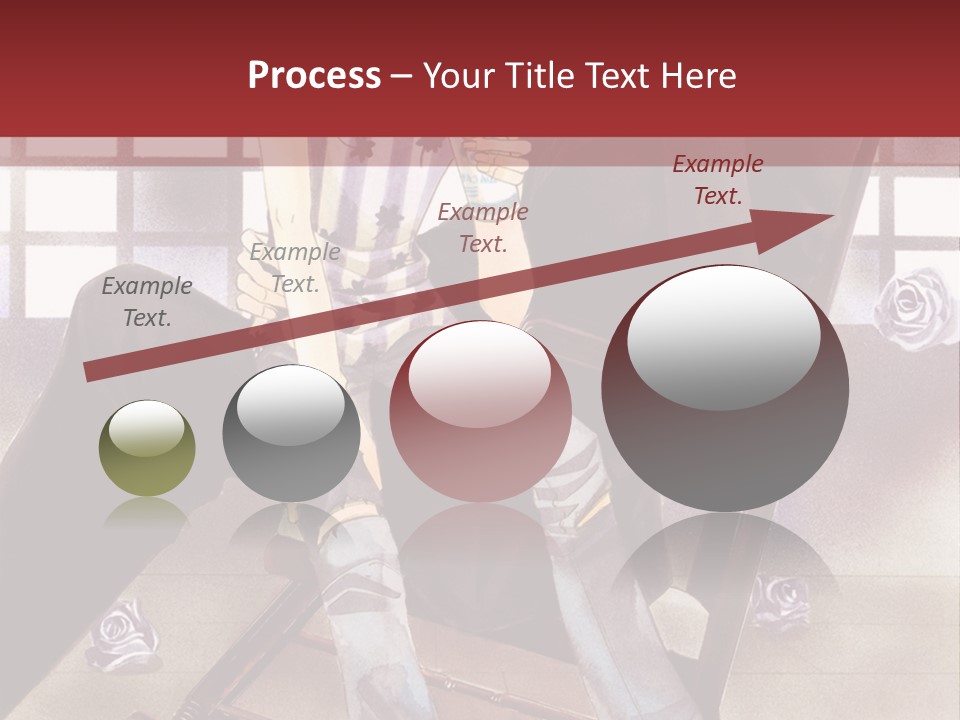 A Man And Woman Sitting On A Rocking Chair PowerPoint Template