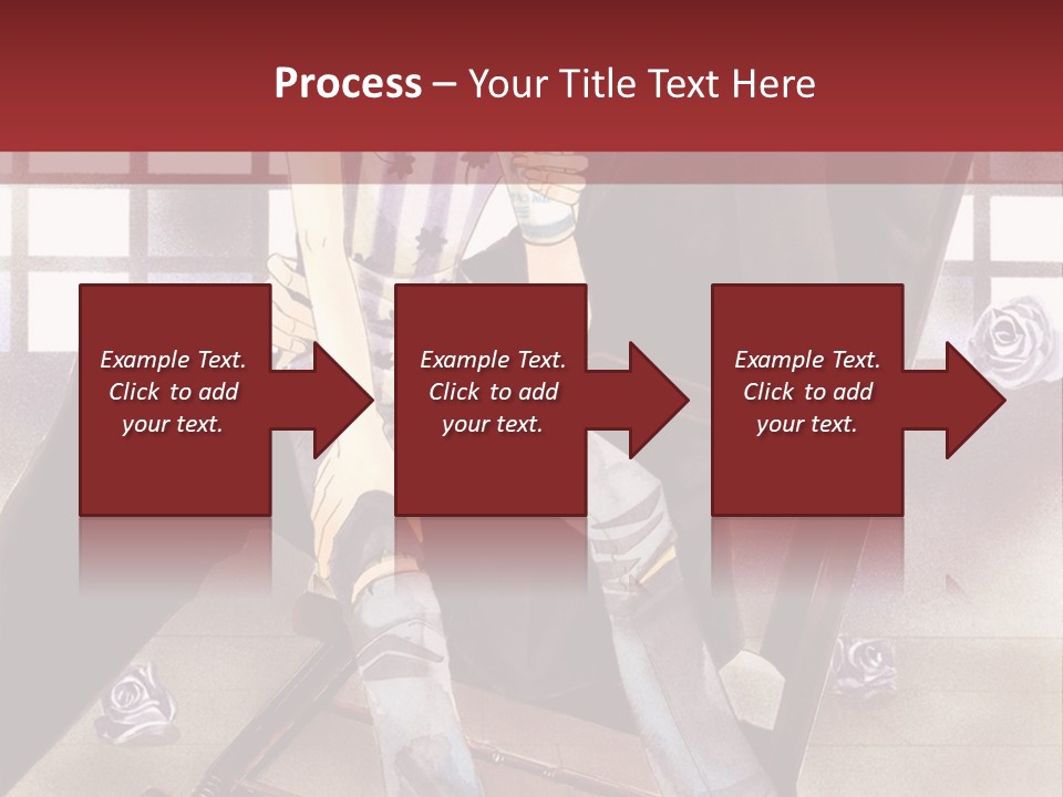 A Man And Woman Sitting On A Rocking Chair PowerPoint Template