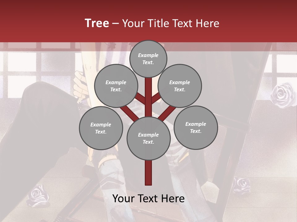 A Man And Woman Sitting On A Rocking Chair PowerPoint Template