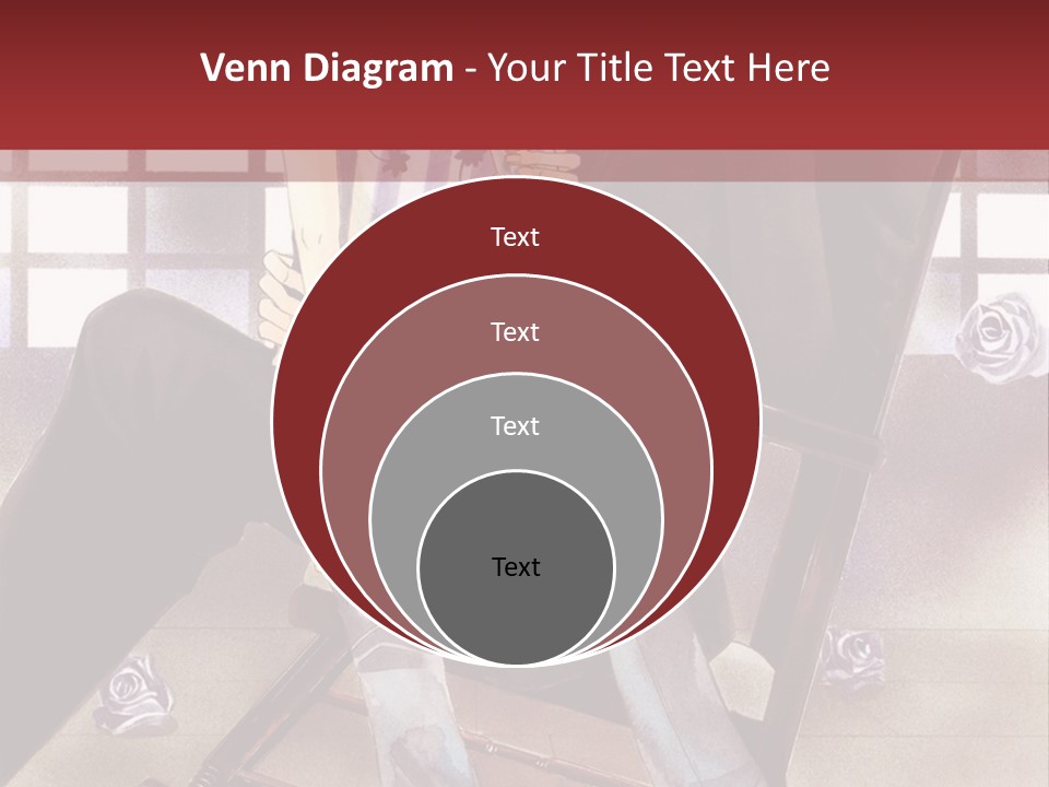 A Man And Woman Sitting On A Rocking Chair PowerPoint Template