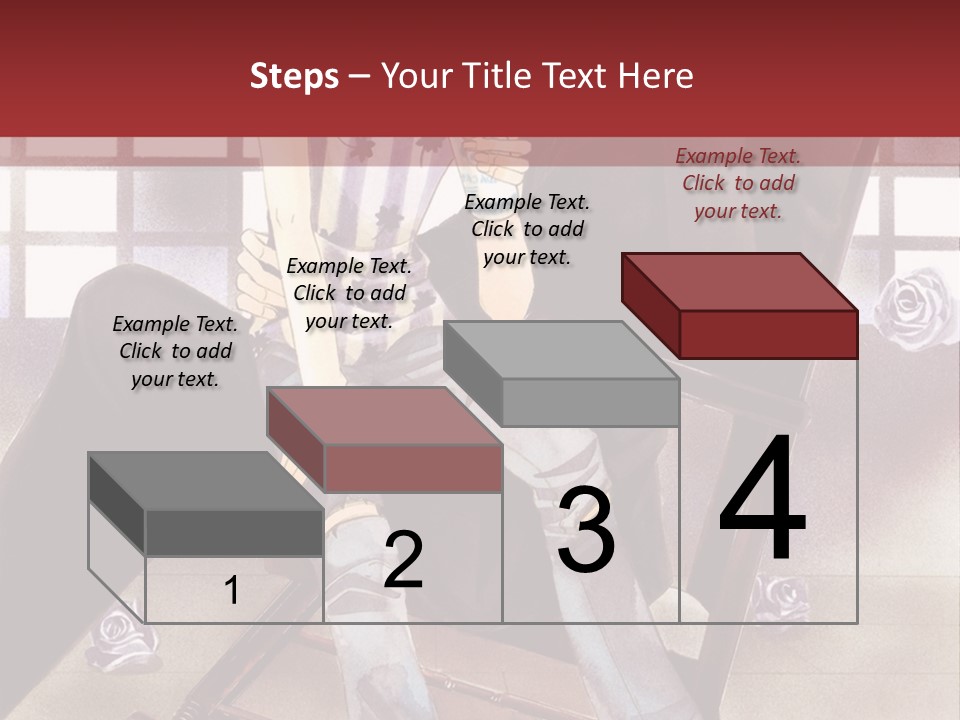 A Man And Woman Sitting On A Rocking Chair PowerPoint Template