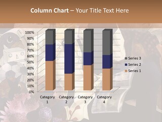 A Group Of People Sitting Next To Each Other PowerPoint Template