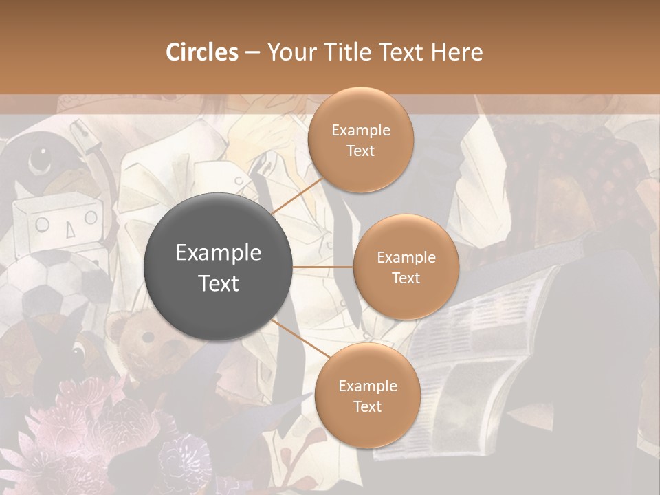 A Group Of People Sitting Next To Each Other PowerPoint Template