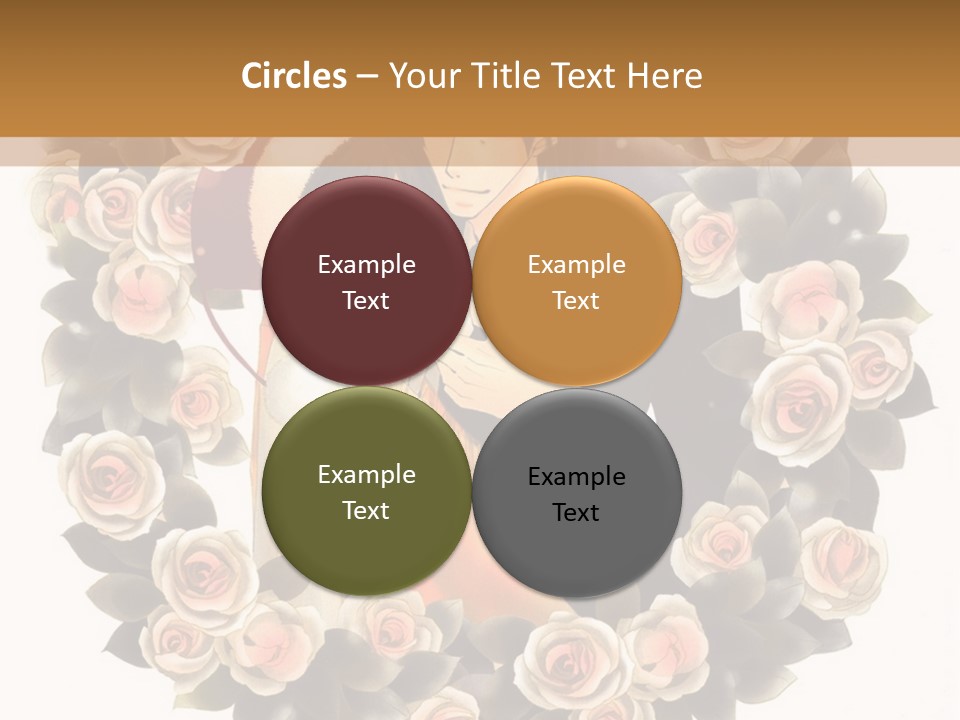 A Picture Of A Man And A Woman Holding Each Other PowerPoint Template