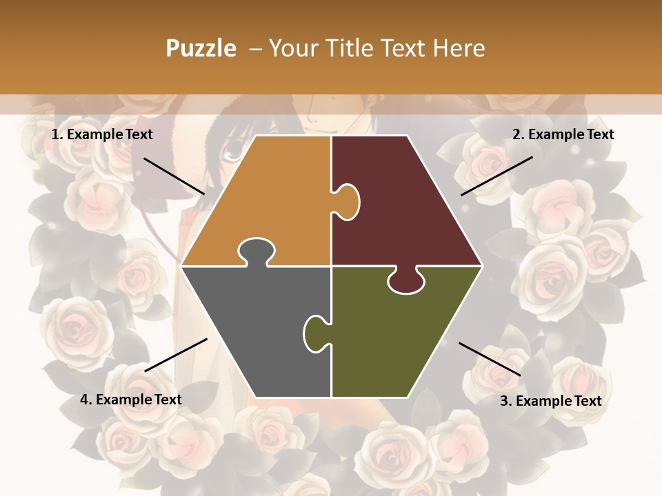 A Picture Of A Man And A Woman Holding Each Other PowerPoint Template