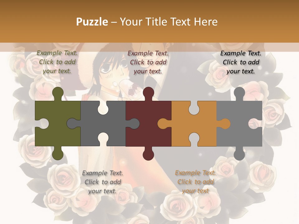 A Picture Of A Man And A Woman Holding Each Other PowerPoint Template