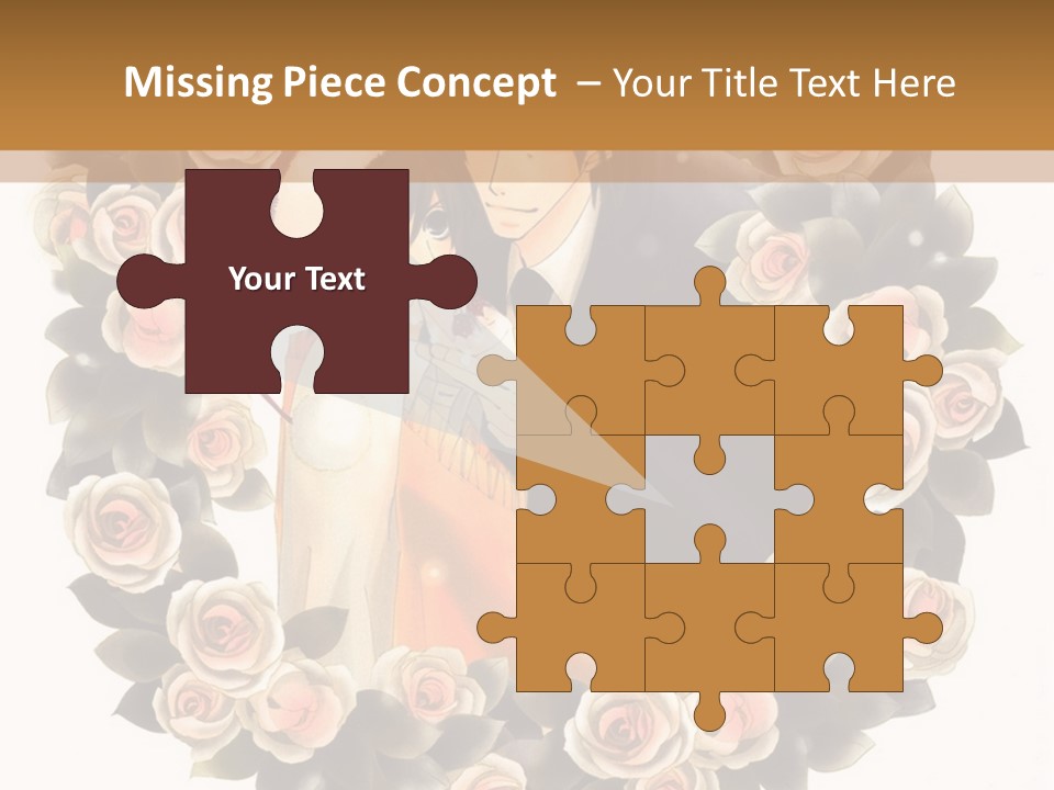 A Picture Of A Man And A Woman Holding Each Other PowerPoint Template