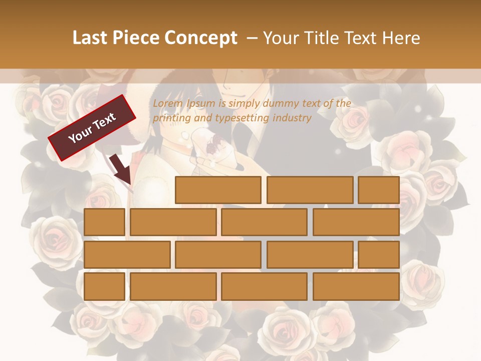 A Picture Of A Man And A Woman Holding Each Other PowerPoint Template