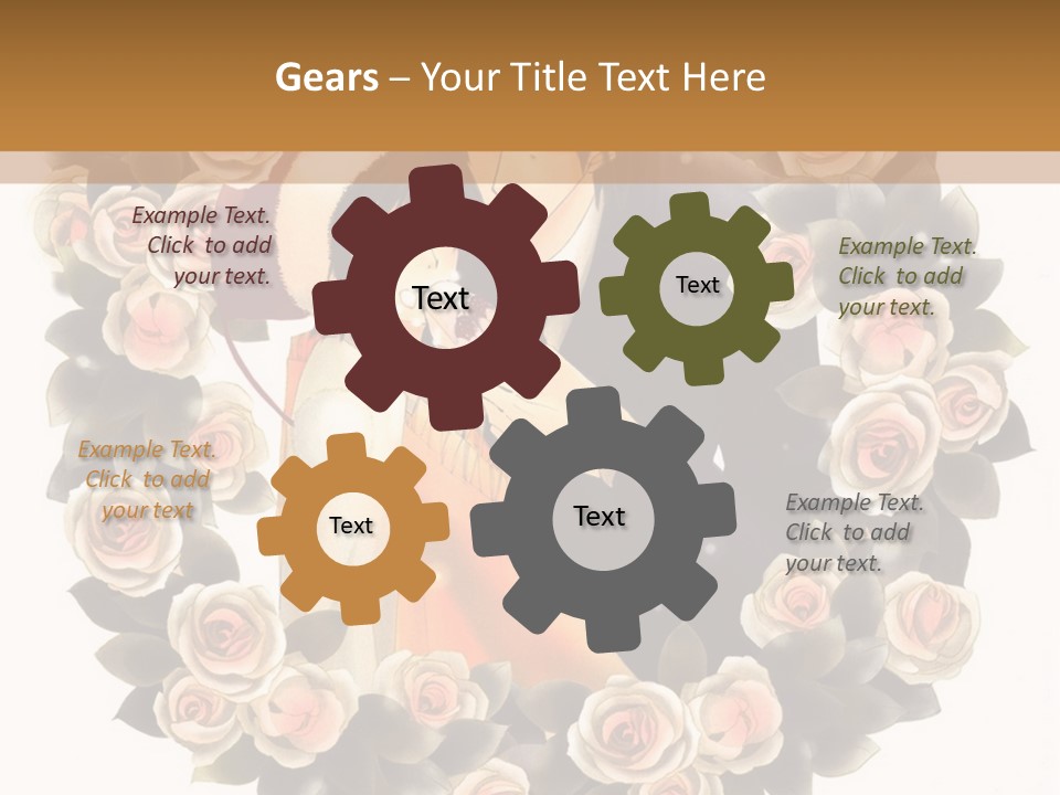 A Picture Of A Man And A Woman Holding Each Other PowerPoint Template