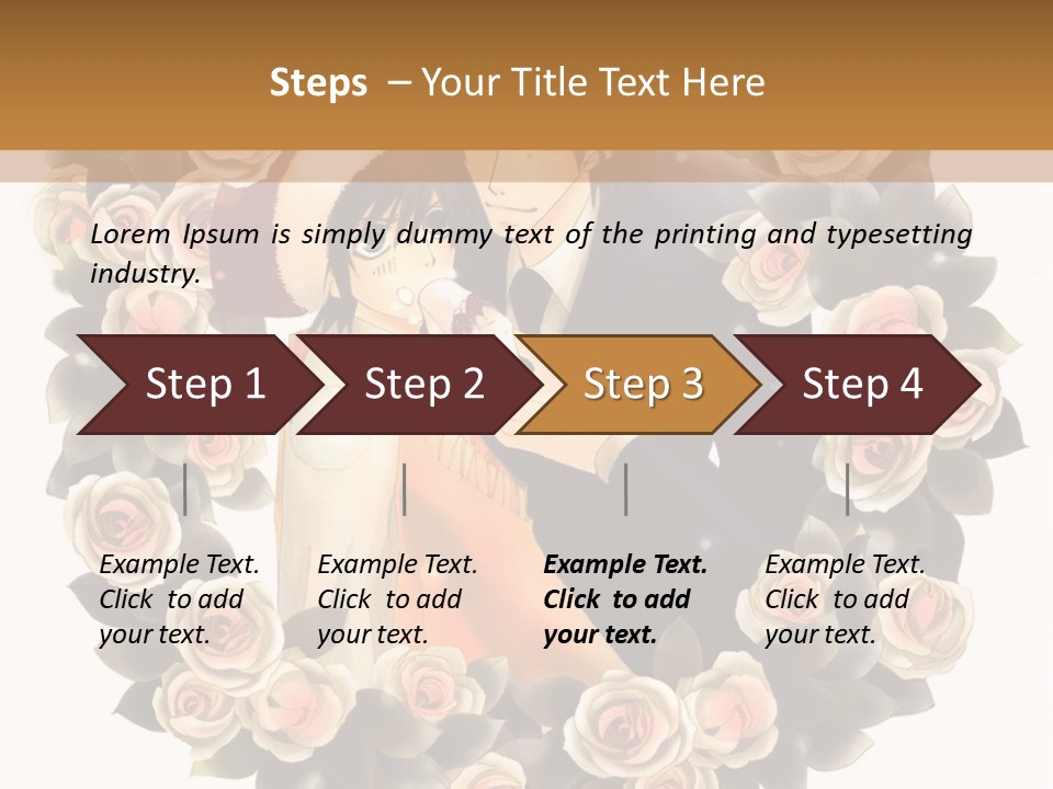 A Picture Of A Man And A Woman Holding Each Other PowerPoint Template