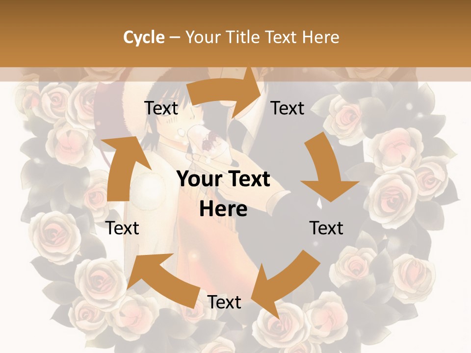 A Picture Of A Man And A Woman Holding Each Other PowerPoint Template