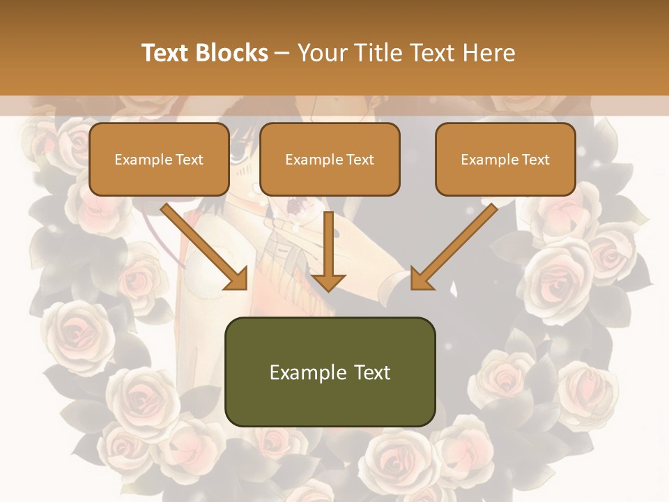 A Picture Of A Man And A Woman Holding Each Other PowerPoint Template
