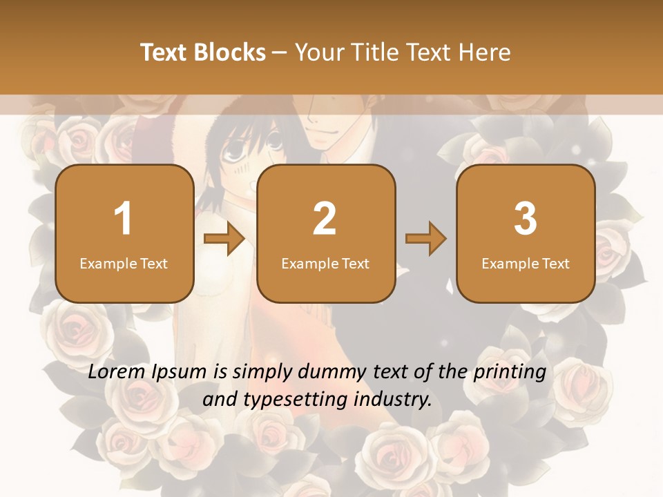 A Picture Of A Man And A Woman Holding Each Other PowerPoint Template