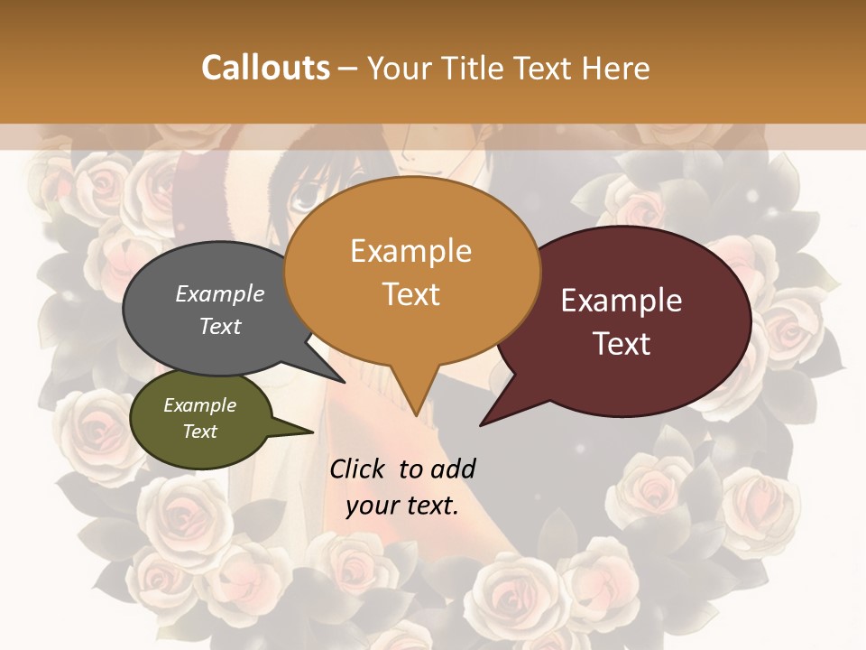 A Picture Of A Man And A Woman Holding Each Other PowerPoint Template
