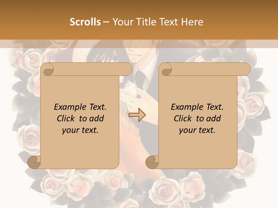 A Picture Of A Man And A Woman Holding Each Other PowerPoint Template