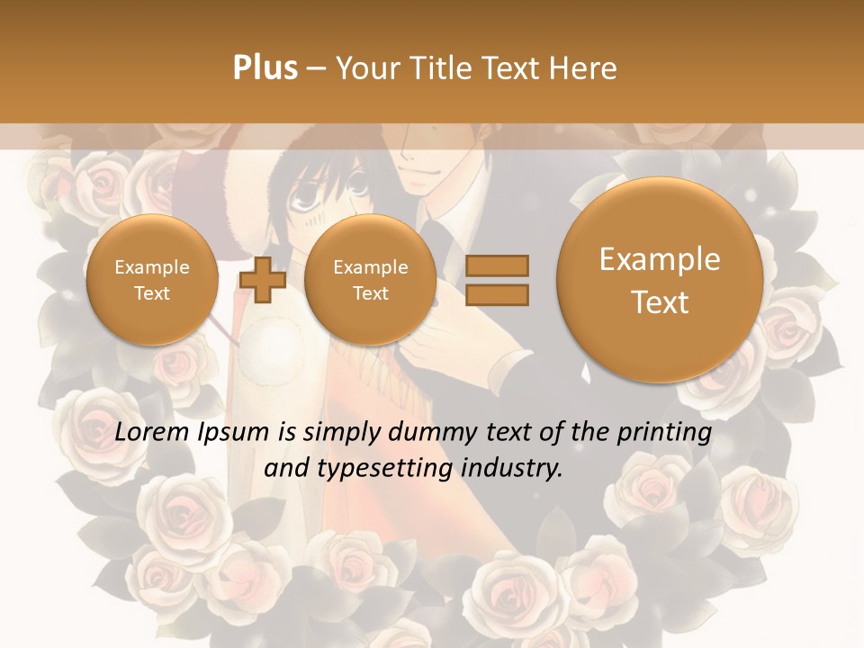 A Picture Of A Man And A Woman Holding Each Other PowerPoint Template