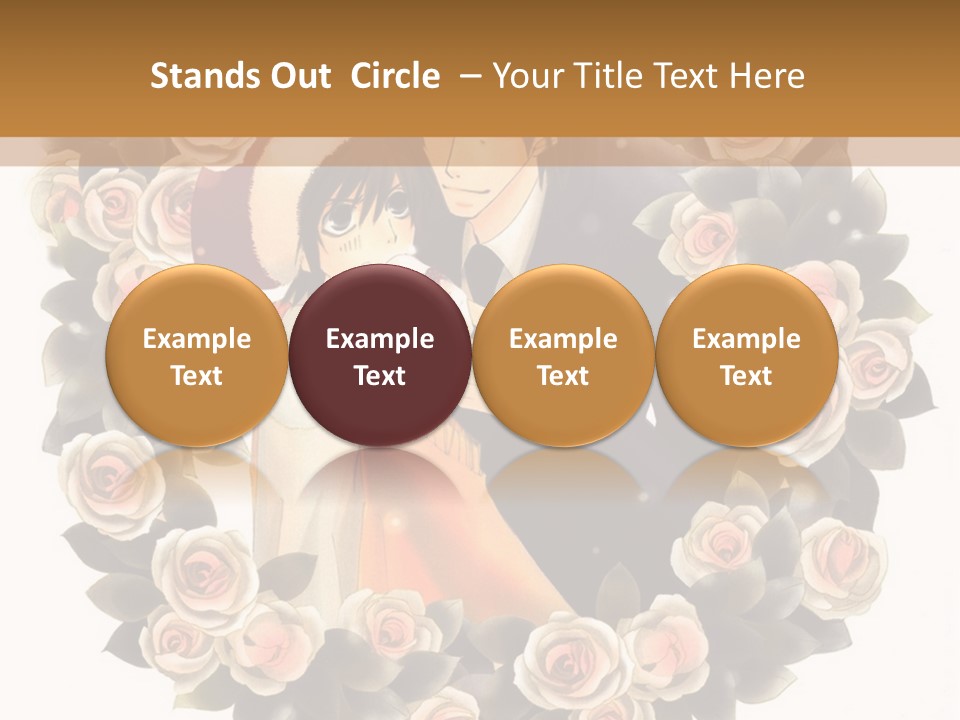 A Picture Of A Man And A Woman Holding Each Other PowerPoint Template