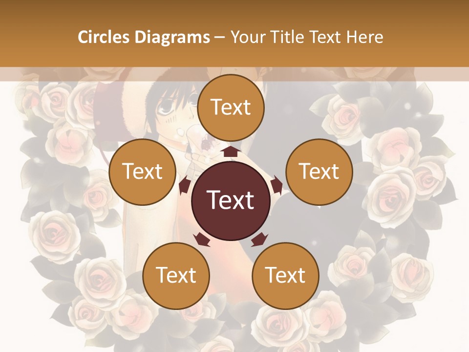 A Picture Of A Man And A Woman Holding Each Other PowerPoint Template