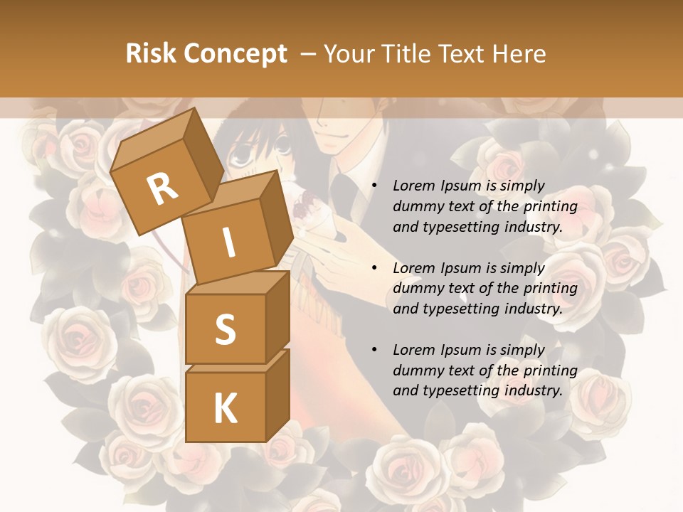 A Picture Of A Man And A Woman Holding Each Other PowerPoint Template