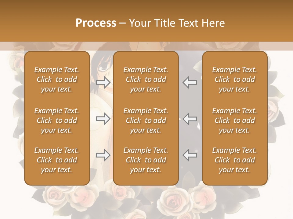 A Picture Of A Man And A Woman Holding Each Other PowerPoint Template