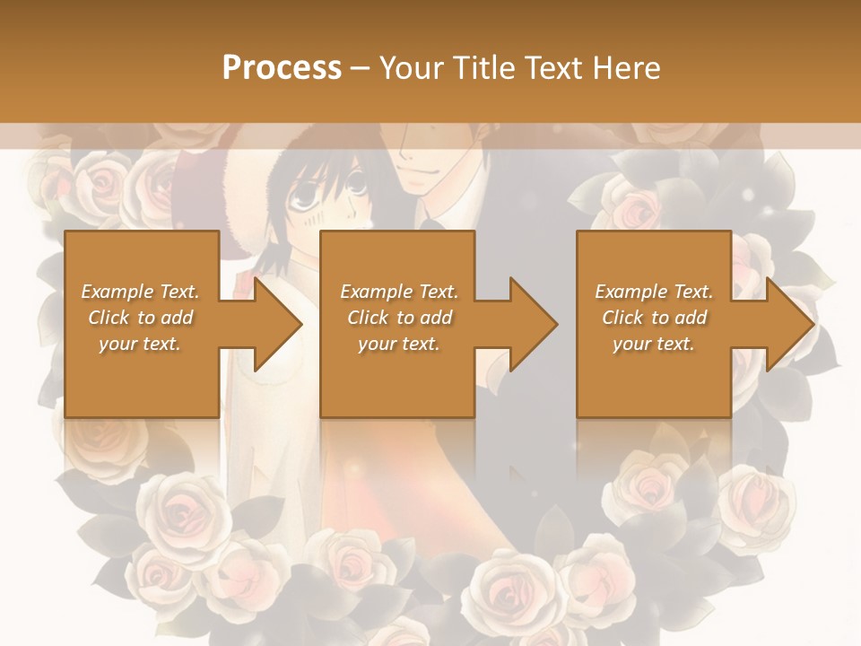 A Picture Of A Man And A Woman Holding Each Other PowerPoint Template