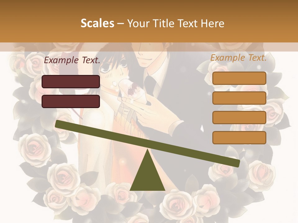 A Picture Of A Man And A Woman Holding Each Other PowerPoint Template