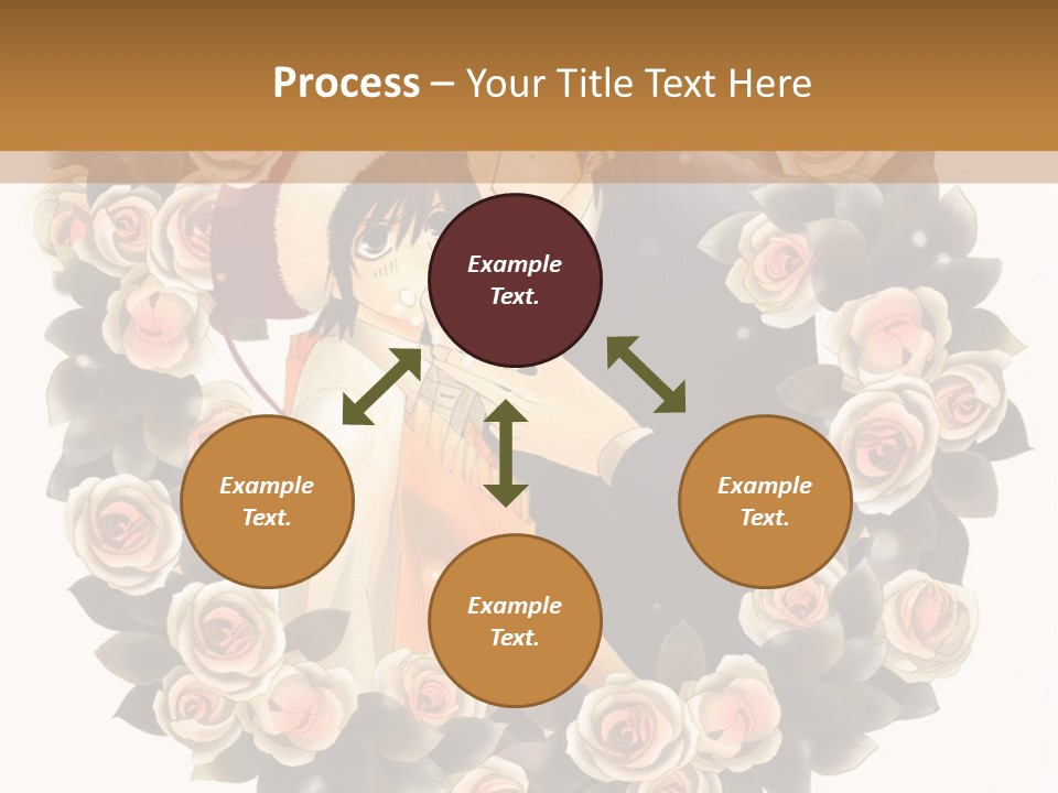 A Picture Of A Man And A Woman Holding Each Other PowerPoint Template