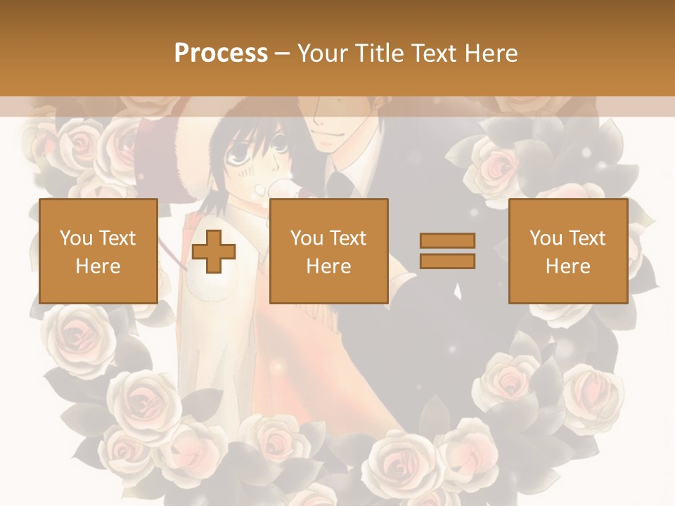 A Picture Of A Man And A Woman Holding Each Other PowerPoint Template