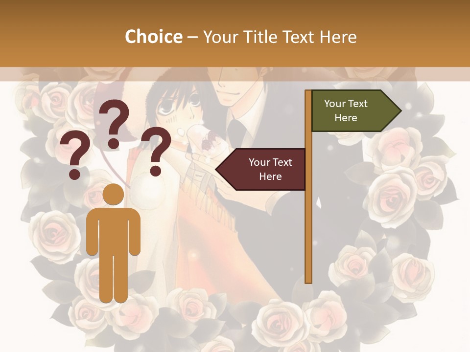 A Picture Of A Man And A Woman Holding Each Other PowerPoint Template