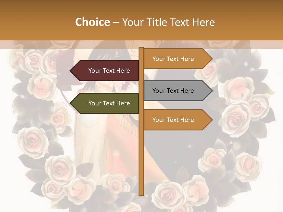 A Picture Of A Man And A Woman Holding Each Other PowerPoint Template