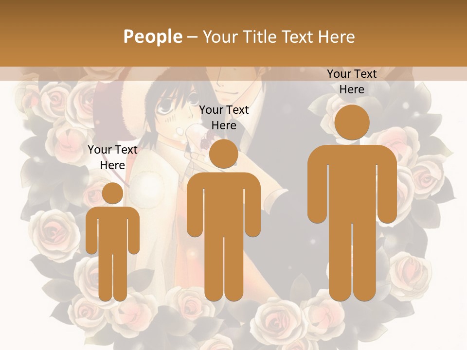 A Picture Of A Man And A Woman Holding Each Other PowerPoint Template