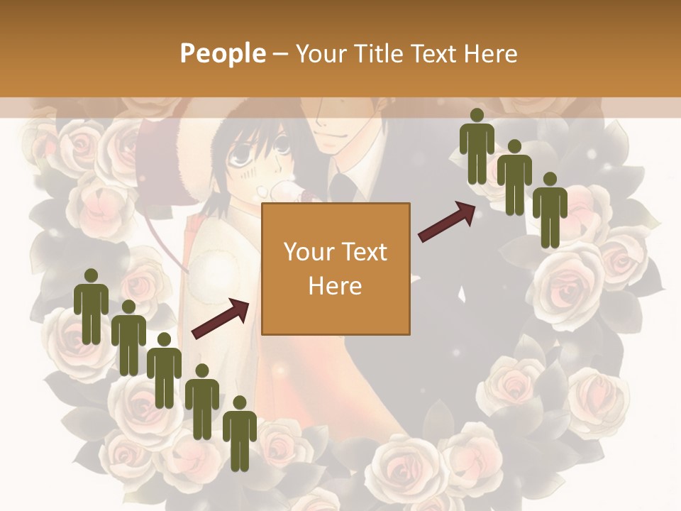 A Picture Of A Man And A Woman Holding Each Other PowerPoint Template