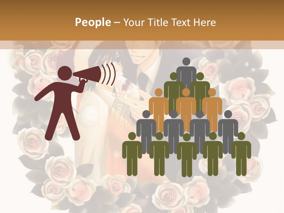 A Picture Of A Man And A Woman Holding Each Other PowerPoint Template