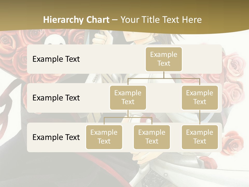 A Man And A Woman Holding Roses In Their Hands PowerPoint Template