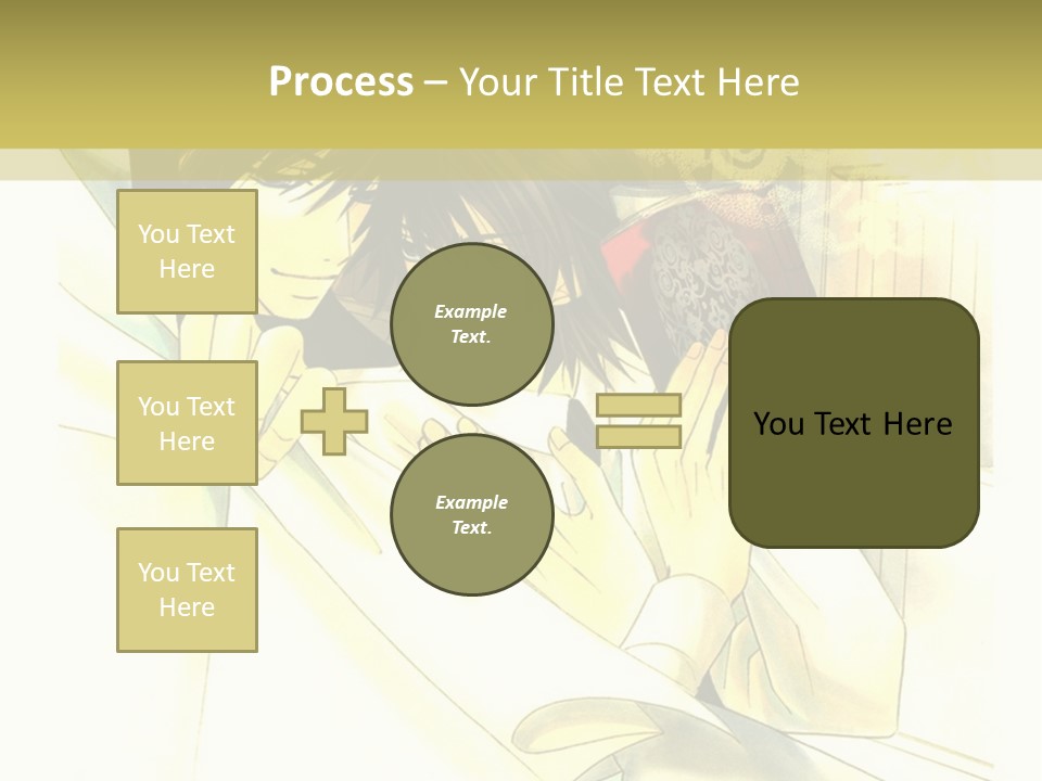 A Man And A Woman Are Hugging In Bed PowerPoint Template